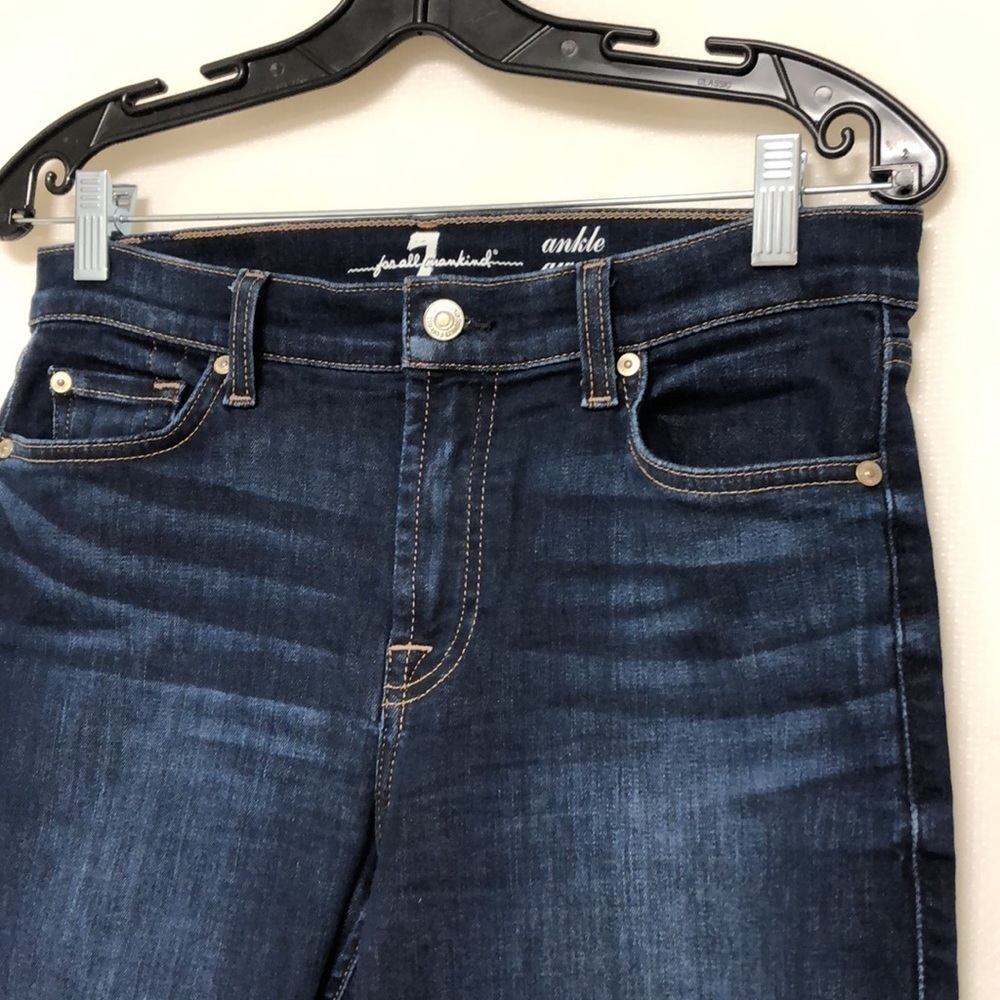 7 For All Mankind Charleston Ankle Splice Jeans - Picture 3 of 13
